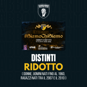 Abbonamento 25/26 - DISTINTI Ridotto