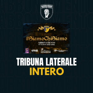 Abbonamento 25/26 - Tribuna LATERALE Intero